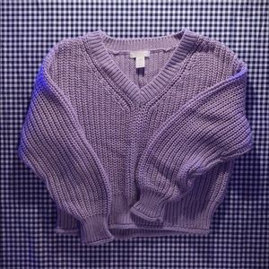LAVENDER KNIT SWEATER 💜
